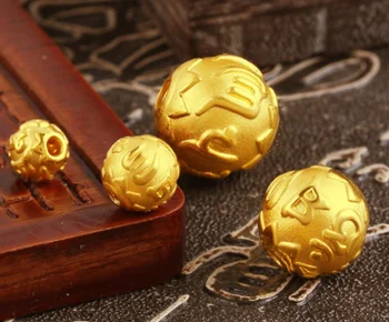 24k kuld helmed 999 originaal ehted naistele kuld helmed diy käevõru trahvi ehteid 8mm/10mm/12mm/14mm