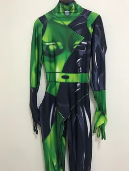 Filmi Naine, Tüdruk Kostüüm 3D Print Super Kaabakas Halloween Spandex Cosplay Pingul Keha Ülikond