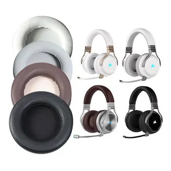 Asendamine Kõrvapadjakesed jaoks CORSAIR VIRTUOOS RGB Traadita SE Gaming Headset Kõrvaklapid, Nahast Kõrvaklappide katke lukk