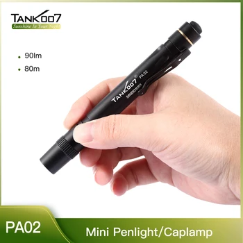 TANK007 PA02 Kaasaskantav Meditsiini Penlight Leibkonna EDC Mini Taskulamp LED Laterna Tõrvik Pliiatsi Kerge Caplamp AAA Patarei Waterdrop 0