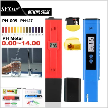 SYXLIF Kaasaskantav PH-Meeter Digitaalne Vee-Tester-Digital 0~14 Tester PH-Meeter Vee Puhtuse Aquarium Filter Kantavate vee ph