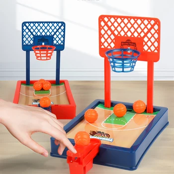 6 Värvi Suvine Desktop Board Mängu Korvpall Sõrme Mini Shooting Masin Partei Tabel Interaktiivne Sport Mängud Lastele, Täiskasvanutele