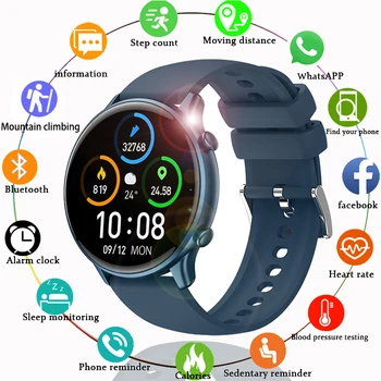2022 Naiste Uus Mood Smart Watch Daamid Südame Löögisagedus, Vererõhk Multifunktsionaalne Spordi Vaata Men Naine Veekindel Smartwatch
