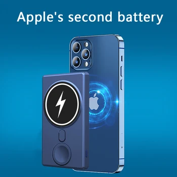 3 in1 Magnet 15W Juhtmeta Laadija Mobiiltelefoni 5000mAh Power Bank for iPhone 13 12 11Pro 8Plus Apple Watch 7 6 5 Airpots Pro