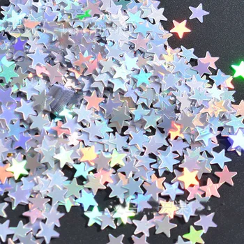 15g Sillerdav Sparkle Star Glitter Konfetit 6MM Kulla Uue Aasta Konfetit Pidu Tabel Hajumine Jõulud Decor DIY Supplie