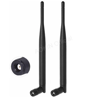2TK Dual Band WiFi 2,4 GHz, 5.8 GHz 6dBi RP-SMA Isane Antenn WiFi Ruuter Traadita Võrgu Kaart USB Adapter Monitor