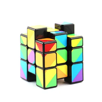 Vikerkaar Ebavõrdne 3x3x3 Kuubiku Kiirus Puzzle Professionaalne Magic Cubos Täiskasvanutele Anti Stress Dekompressiooni Mänguasi Lapsed Harivad Mänguasjad