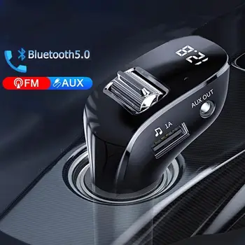 Auto chargerCar FM Saatja, Bluetooth 5.0 AUX-Vabad Traadita autovarustuse Dual USB autolaadija Auto Raadio FM-Modulaator) MP3 Mängida
