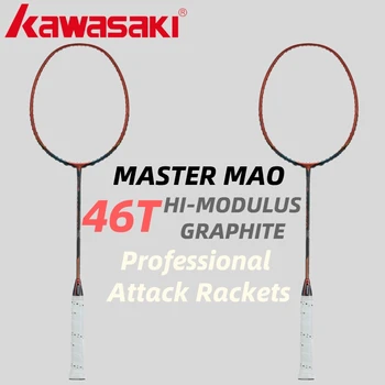 Kawasaki Originaal Sulgpalli Reket süsinikkiust Maila Rünnak Tüüp Reketid Professionaalne Mängija Meister Mao Koos 3tk Kingitus