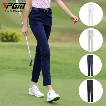 PGM Golf Pliiats Püksid Naiste Suvine Veekindel Sport Pikad Püksid Daamid Hingav Sweatpants Slim Fit Golf Kannan XS-XL