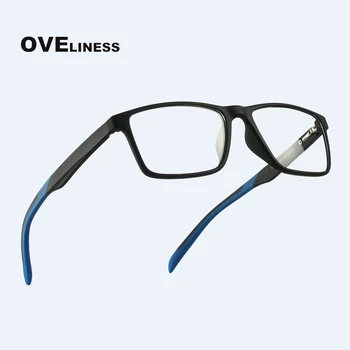 TR90 prillid raamiga meeste lühinägevus Retsepti arvuti prilliraamid naistele Ultra light square prillid raamid meeste prillid 0
