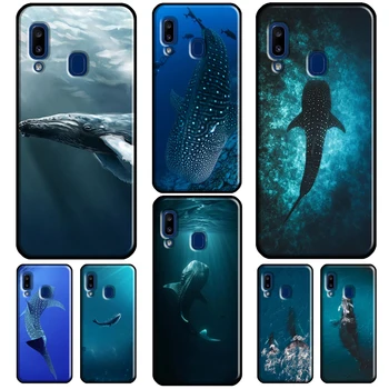 Ookeani Whale Shark Ujumise Telefoni Puhul Samsungi A51 A71 A41 A31 A11 A21S A20e A12 A32 A52 A72 A30 A40 A50 A70 A02