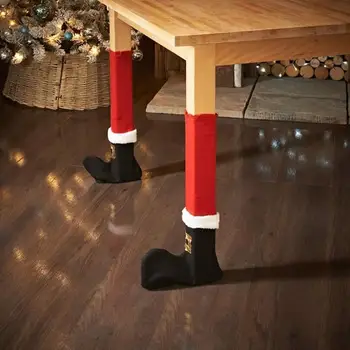 Naljakas Jõulud Tool Suu Hõlmab Jõulud Decor Lauad ja toolid suu hõlmab Tabel Decor Ornament Navidad Xmas Party 0