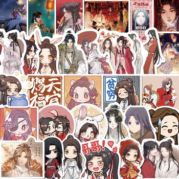 65 Tk Tian Guan Ci Fu Armas Kleebised Anime Taevas Ametniku Õnnistus Hua Cheng, Xie Lian Dekoratiivsed Etikett, Kleebis Cosplay Kingitus