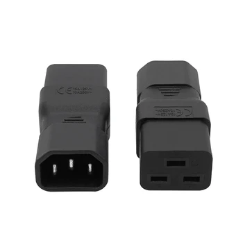 IEC 320 C14 Meeste ja Naiste C19 Adapter IEC C19 kuni C14 PDU PSU UPS Power Connector