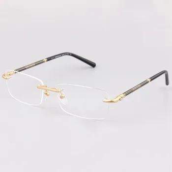 Meeste frameless retsepti klaasid raami 492 vintage isiksuse arvuti lugemise prillid 0
