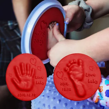 Beebi Loominguline Pehme Savi käe-jala pehme savi kohev materjal DIY handprint jalajälg sõrmejälje mänguasi vastsündinud Loominguline suveniirid