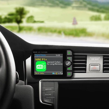Stereo, MP3-Mängija 2,4-Tolline LCD Värviline Ekraan, Digitaalne Signaali Saade Adapter Bluetooth-ühilduva 5.0 DAB Raadio Vastuvõtja Auto