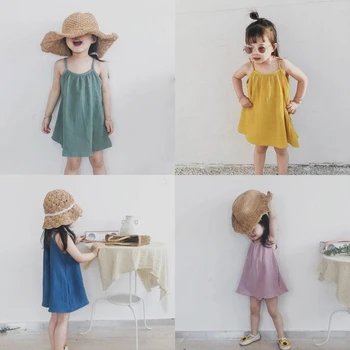 Mood Beebi Tüdrukud Dress Lapsed Lapsed Lapsed Hispaania Beebi Kleidid 2022 Pilduma Orgaaniline Puuvill Väljas Pool Kleidid Tüdrukutele