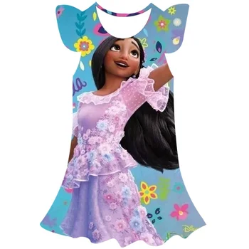 Tüdrukud Encanto Võlu Disney Kleidid Karneval Suvel Uute Laste Printsess Mirabel Kleit Sünnipäeva Madrigal Kostüüm Kid Frock
