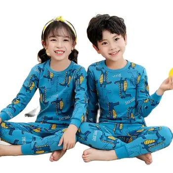 Laste Sleepwear Riidest Beebi Poiss Tüdrukud On Puhas Puuvill Cartoon Pidžaamad Pijamas Puuvill Nightwear Homewear Riiete Komplektid Kids Pidžaama