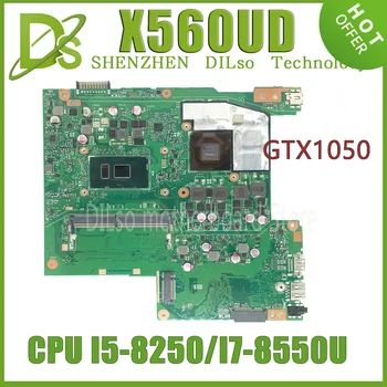 KEFU X560UD Emaplaadi asus VivoBook X560 NX560UD X560U X560UD X560UD Sülearvuti Emaplaadi W/ I5-8250U I7-8550U GTX105 0