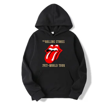 Ülegabariidiliste Vintage Rolling Stones Rock-Bänd Oluline, Hupparit Mehed Naised Graafiline Sviitrid Daamid Y2k Pikkade Varrukatega Unisex M-5XL