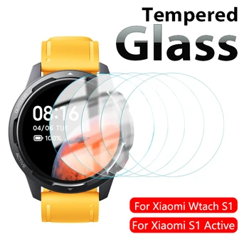 Smart Watch Karastatud Klaas Ekraani Kaitsed Jaoks Xiaomi Vaadata S1 Aktiivne/Mi Vaadata S1 Pro Täielikult Katta Anti-scratch Selge Filme