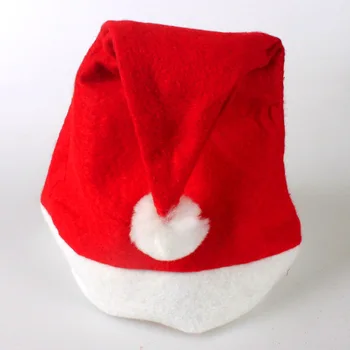 Jõulud Müts Unisex-Täiskasvanute Lapsed Santa Hat Xmas Puhkus Müts Jõulud Pidulik Pool Uue Aasta Kingitus Decor Punane Ja Valge Mütsid