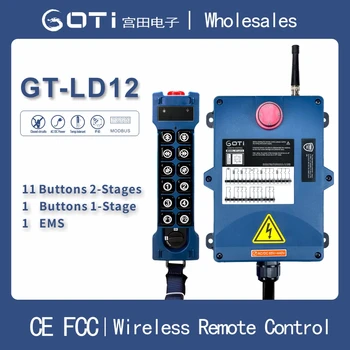 Universaalne GT-LD12 Asendada UTING F24-12D TELEcontrol Tööstuslike Raadio-Juhtmeta Kaugjuhtimispult AC/DC 18-440V jaoks Sild-Kraana
