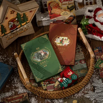 8packs/PALJU nostalgilised jõulud seeria retro raamatu sõnum memo pad 0