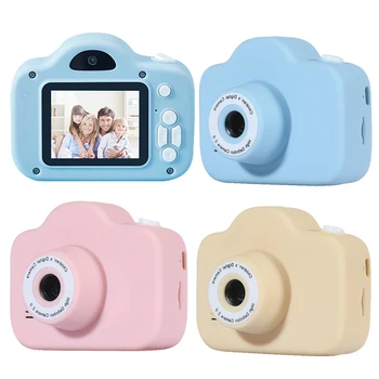 Lapsed Kaamera Haridus Mäng Mänguasjad Mini Digitaalne Kaamera 1080P Video Projektsioon Kaamera 2 Tolline Ekraan Rusukalded Lastele Kingitused
