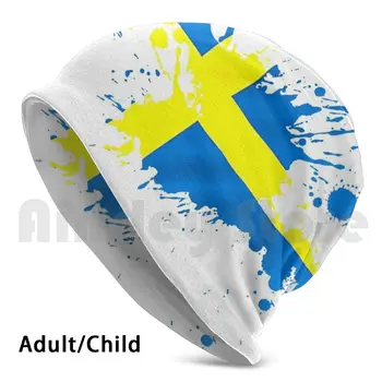Rootsi Lipp / Svensk Flagga Beanies Koo Mütsi Hip-Hop Rootsi Sverige Rootsi Lipp Rootsi Lipp Rootsi Lipp