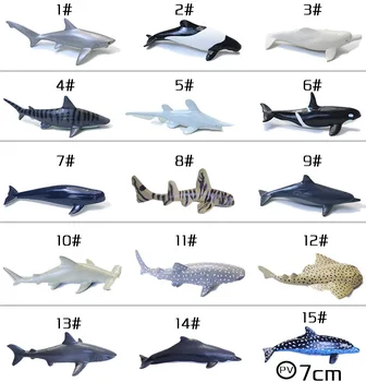Kääbus Mere Loomade Mudel Lõvi Morsa Lõuad Kašeloti Hai, Delfiin Manta Rays Ookeanide Maailma Figuriin Mere Kaunistused, Mänguasjad