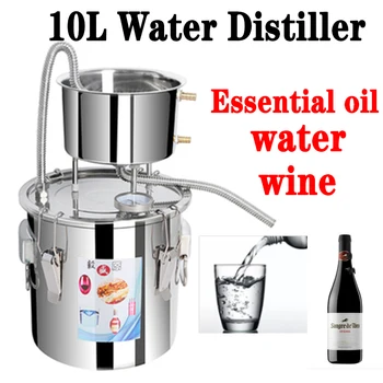 10L Vee Distiller Veini Steamer Valmistamise Seadmed Röstimise teel saadud Veini Masin Vee Filter Veini Brändi eeterlik Õli Valmistamise Komplekt