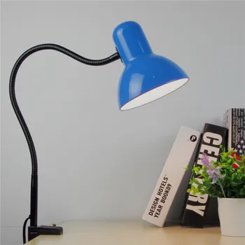 5W/9W E27 Pirn 55cm Paindlik LED Tabel Lamp Office laualamp Metallist Klamber Uuringu Silmade Kaitse Lamp Magamistuba, elutuba