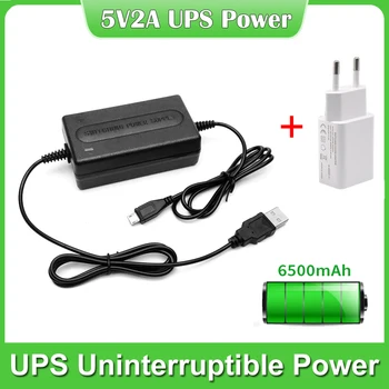 5V2A Intelligentne Mini UPS Katkematu toiteallikas: USB Connetor Sisend & Väljund Wifi IP Kaamera+USB 5V 2A võimsuse kohandamiseks