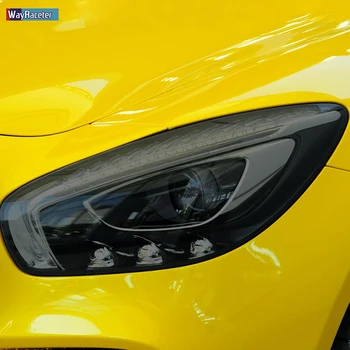 Auto Esitulede kaitsekile Läbipaistev Must TPÜ Kleebise Jaoks Mercedes Benz AMG GT 2015-Praegune GT63 Sedaan 4-ukseline Tarvikud