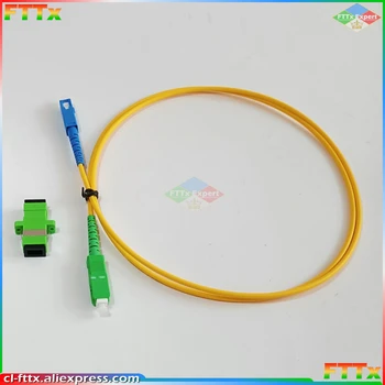 Tasuta Kohaletoimetamine 10tk SC/APC-SC/UPC Simplex ühemoodilisi 3.0 mm Fiber Optic Patch Cord fiiberoptiliste Jumper Cable