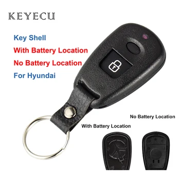 Keyecu puldiga Auto Võti Kest Hyundai Elantra Santafe Terracan 1 Nuppu, Võtmeta Sisenemise Smart Võtme Kate Juhul Võtmehoidja