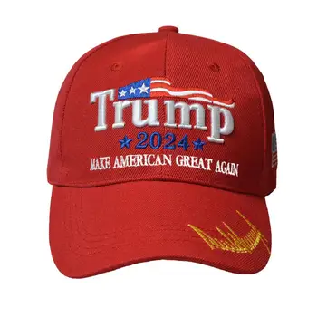 Trump 2024 Müts Donald Trump Müts Ameerika Lipu Tikandid Reguleeritav Baseball Cap Võtta Ameerikast Tagasi