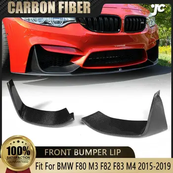 Carbon Fiber Stiilis esistange Splitter Huule Difuusor Keha Spoiler Põlled Valvur, Kaitsja BMW F80 M3 F82 F83 M4 2014-2020
