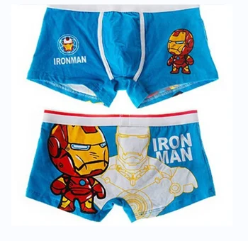 Iron Man Cosplay Kostüüm Aluspüksid Bokserid Mees Puuvill Meeste Aluspüksid Hingav Naljakas Meeste Aluspesu Prop
