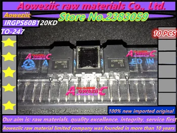 Aoweziic 100% uued imporditud originaal IRGPS60B120KD IRGPS60B120KDPBF GPS60B120KD TO3P Transistor, IGBT 60A 1200V
