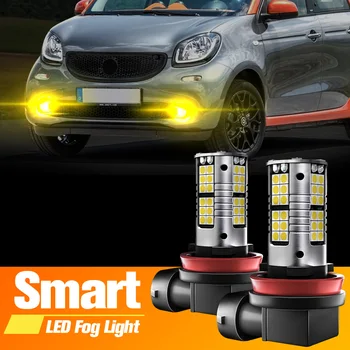 2tk LED udutule Blub H8 H16 Lamp Canbus No Error Smart Forfour MK1 454 2004-2006 MK2 453 2015-2019