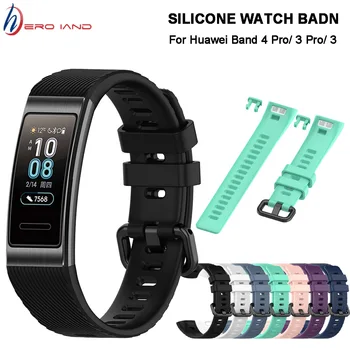Näiteks Huawei Band 4 Pro TER-B29S Smart Watch Silikoon Watch band Sport Watchbands Kella Rihm Käevõru Huawei Band 3 / 3 Pro