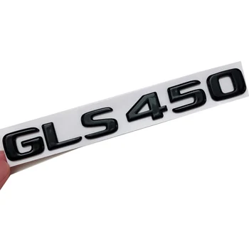 3d ABS Mustad Tähed Auto Tagumine Pagasiruumi Pääsme Kleebis GLS450 4MATIC Embleem Logo Mercedes GLS450 X167 X166 W167 Tarvikud