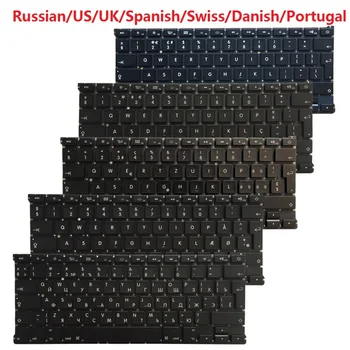 Venemaa RU/USA/UK/hispaania/Šveitsi/taani/Portugal sülearvuti klaviatuuri Macbook Air 13
