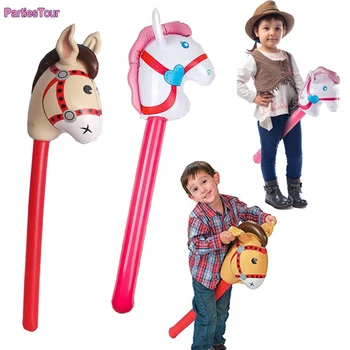 100cm Täispuhutav Hobune Pead õhupall, mänguasjade Suur Hobune Õhupall, mänguasjade Väljas laste Mänguasi Kingitus lastele hobune Sünnipäeva decor soosib