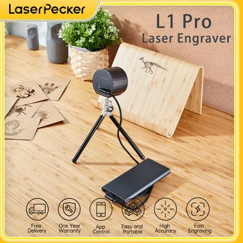 LaserPecker 1 Pro Kõige Kompaktne, Ohutu ja Lihtne Kasutada Laser Graveerija, Tasku Suurus Puit ja Nahk lasergraveerimine Machine
